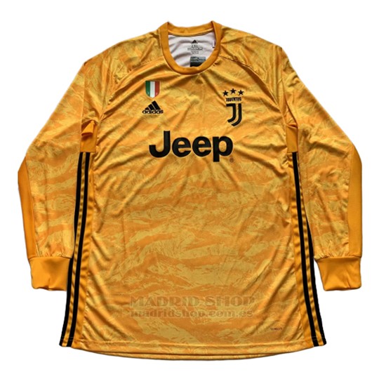 Camiseta Juventus Portero Manga Larga 20192020 Amarillo